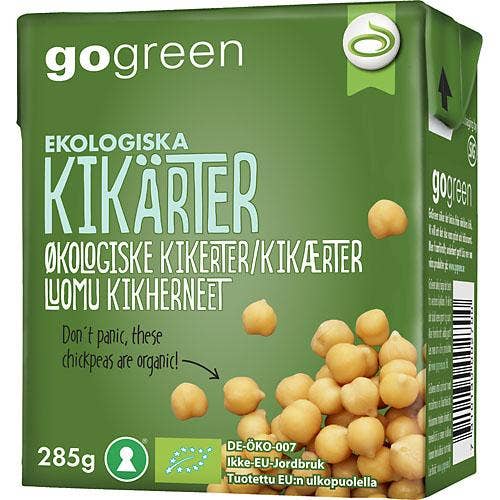 Ej sorterad Kikärter Ekologisk GoGreen