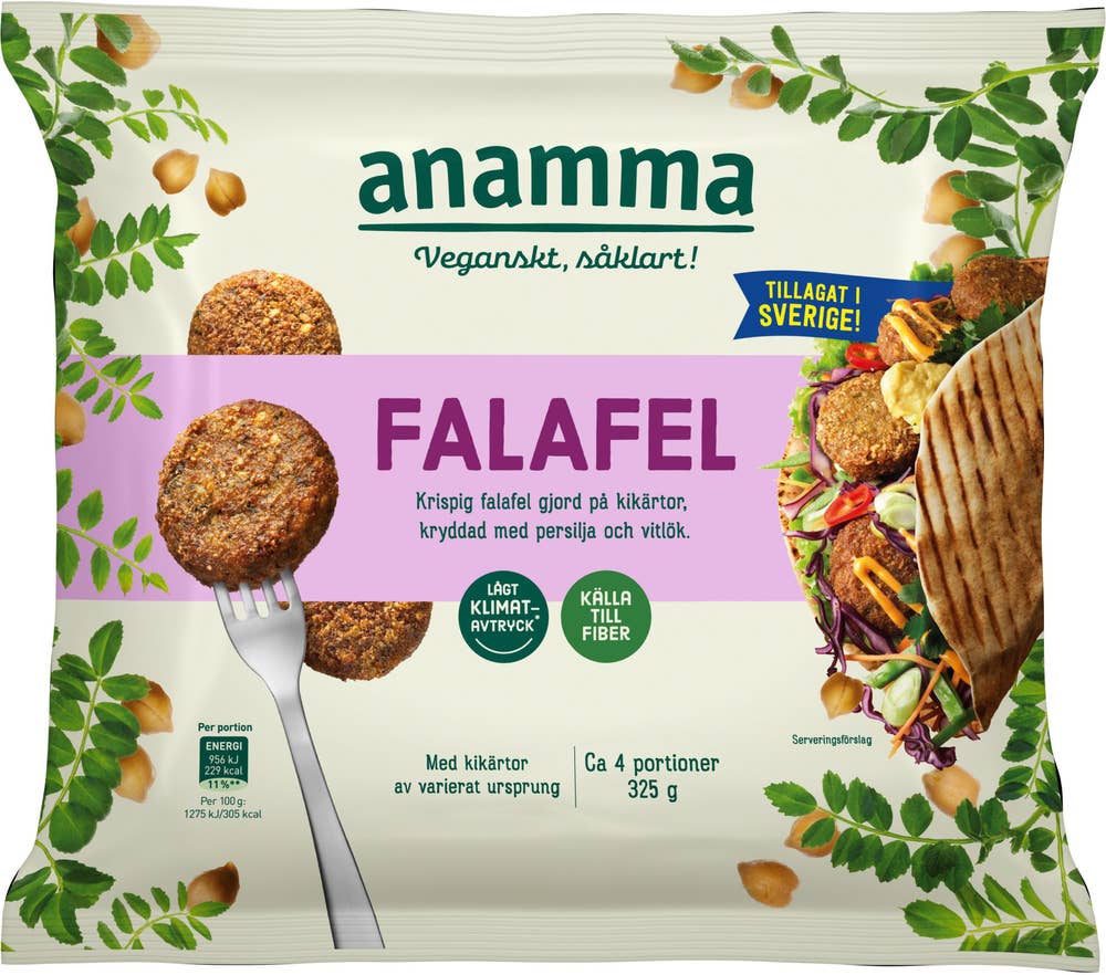 Anamma Falafel Fryst