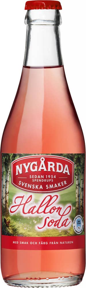 Ej sorterad Hallonsoda Spendrups