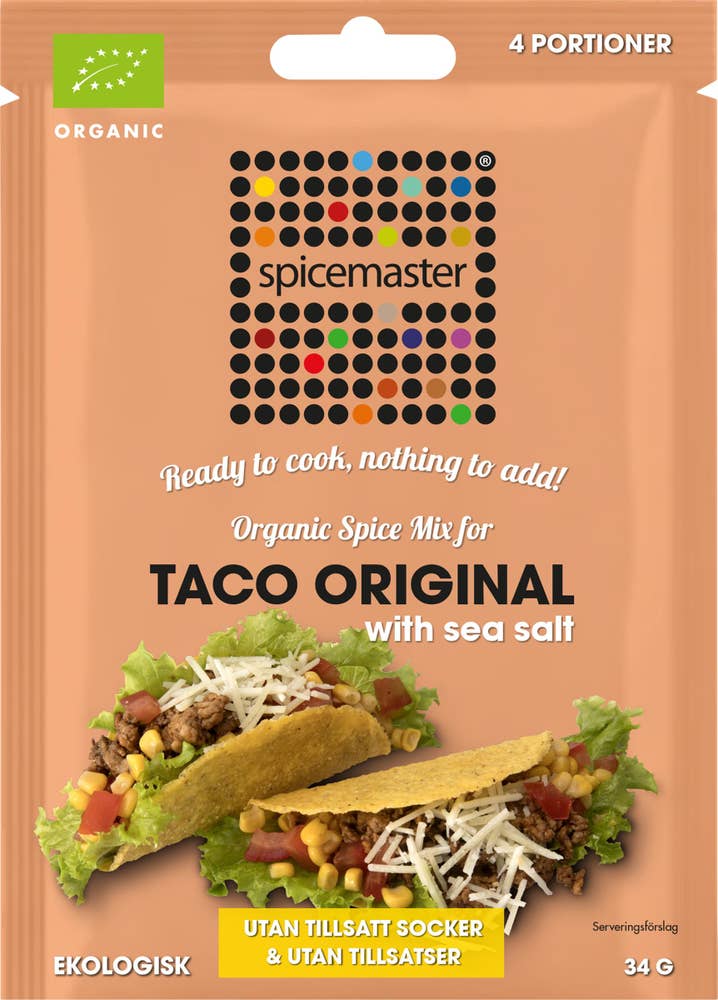 Kryddmix Taco Original med Havssalt EKO
