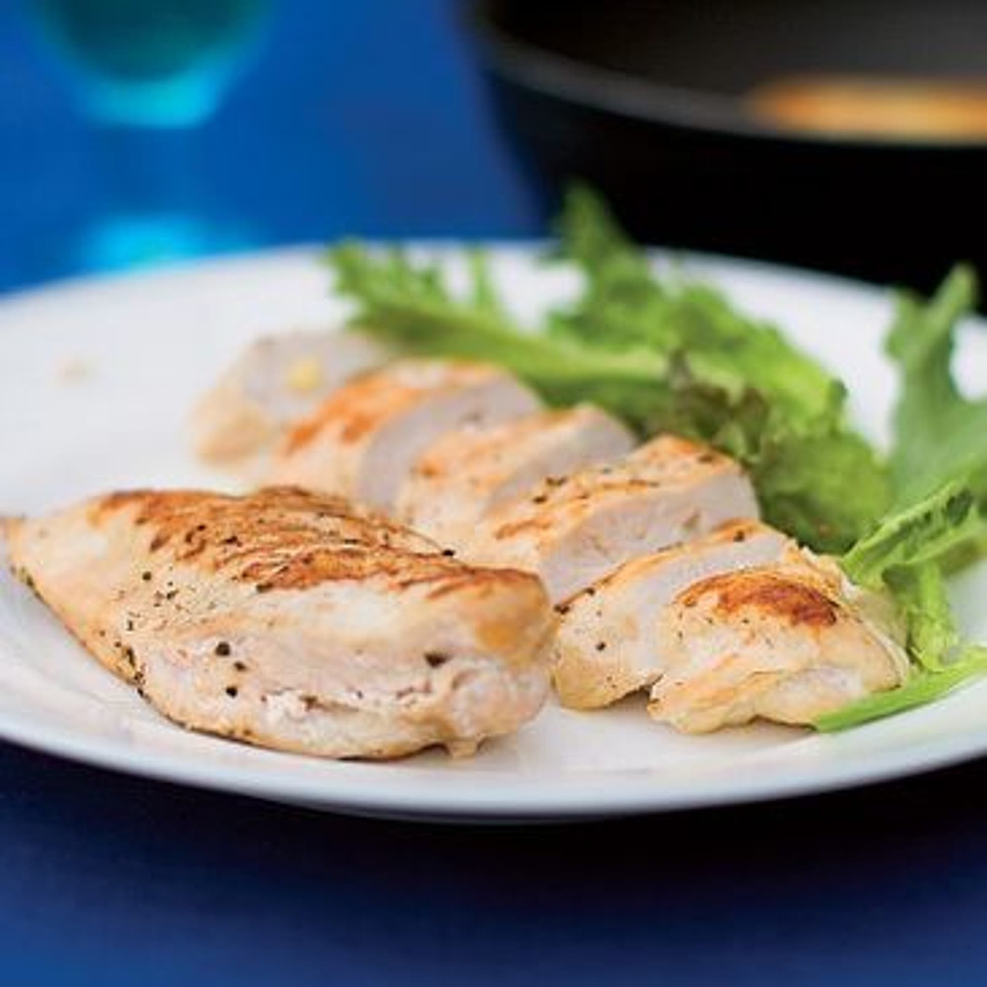 Ugnsstekt kycklig med halloumi