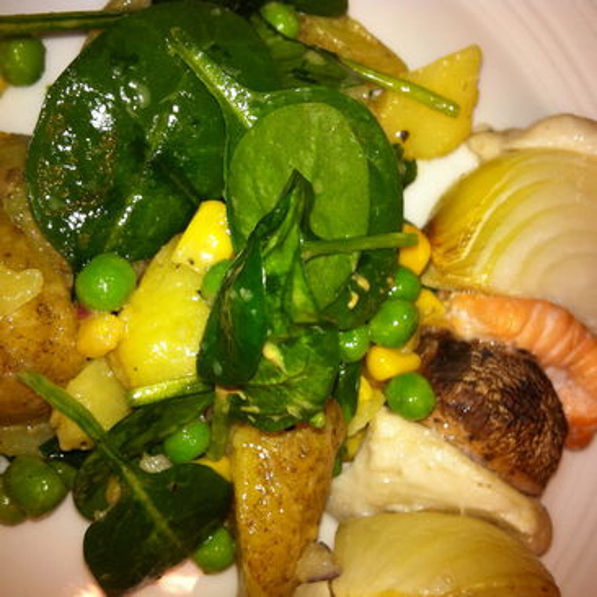 Fiskspett med potatissallad