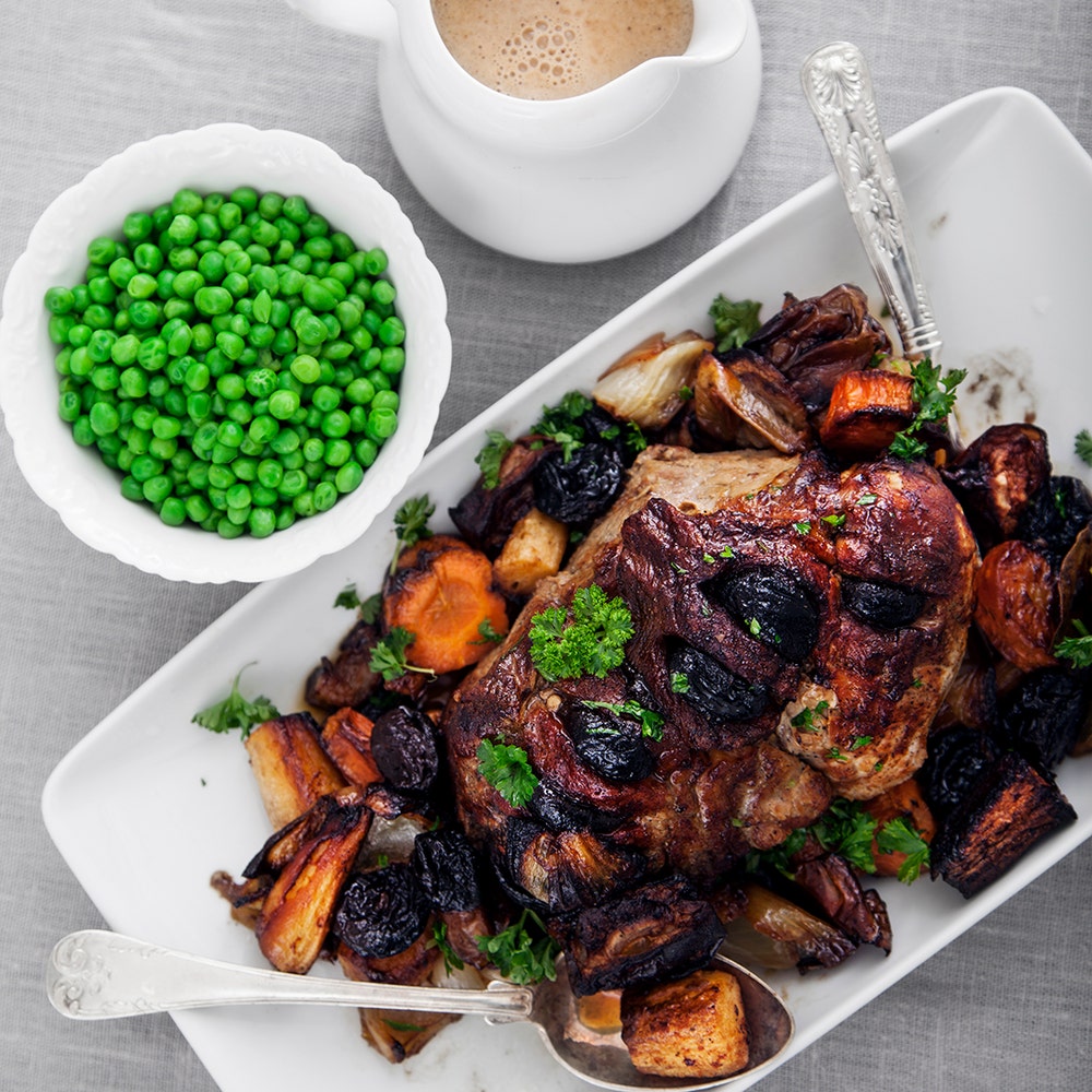 Plommonspäckad fläskkarré à la Per Morberg