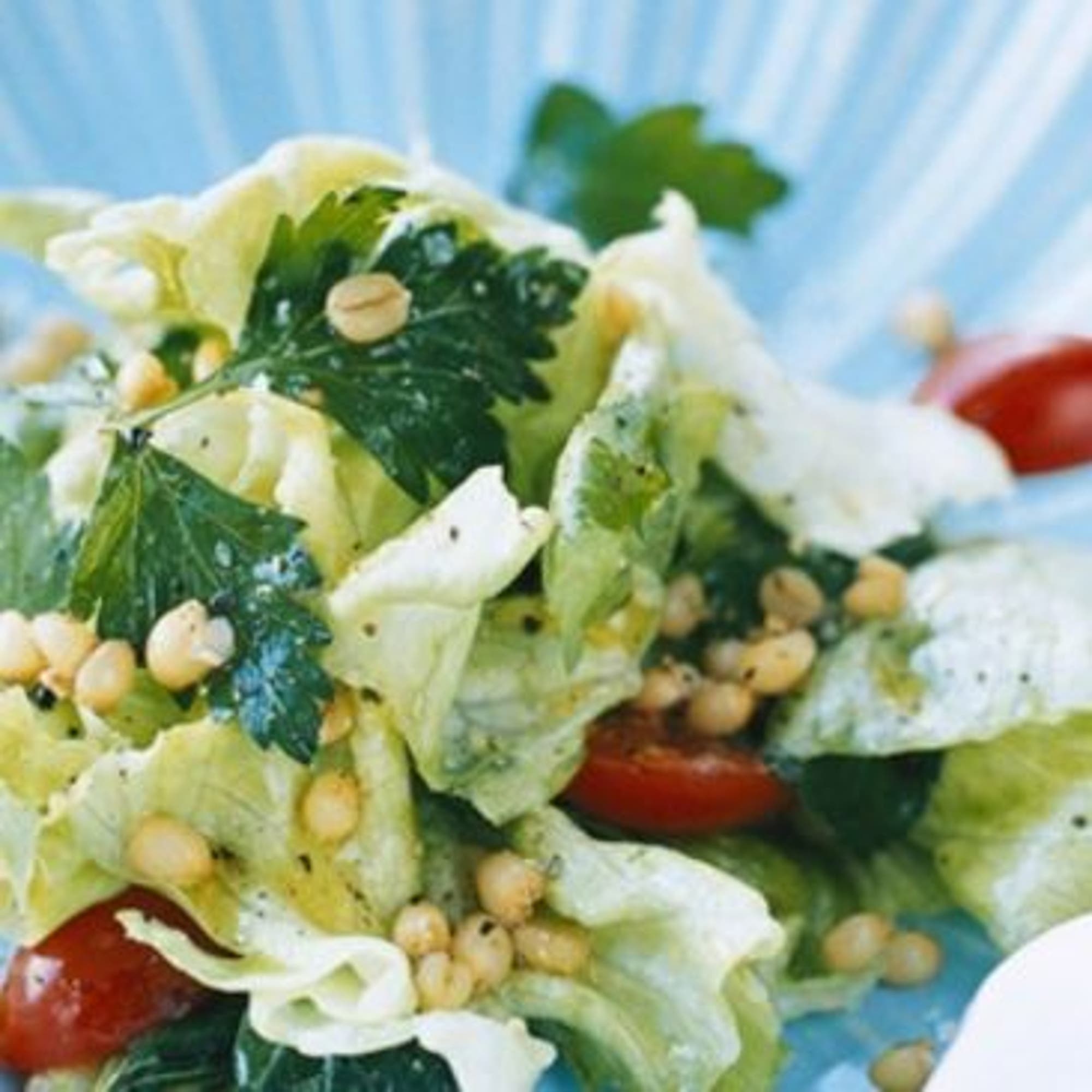 Örtsallad med matvete