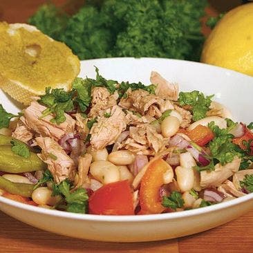 Tonfisksallad med vita bönor