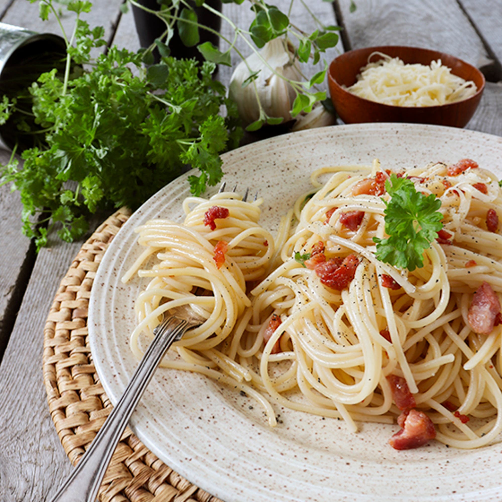 Barnens pasta carbonara