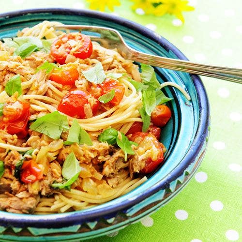 Latmanspasta med tonfisk