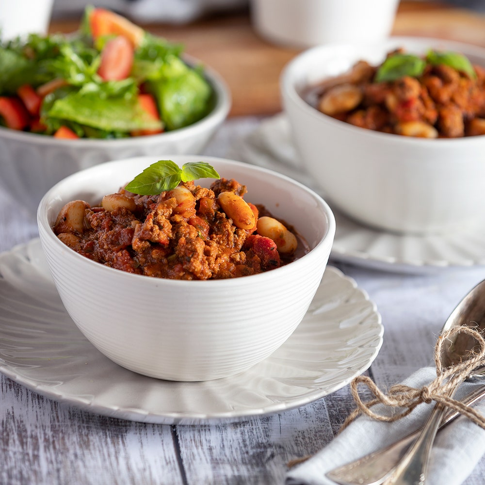 Chili con carne med ris