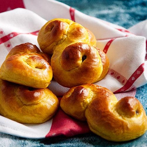 Grundrecept på lussekatter