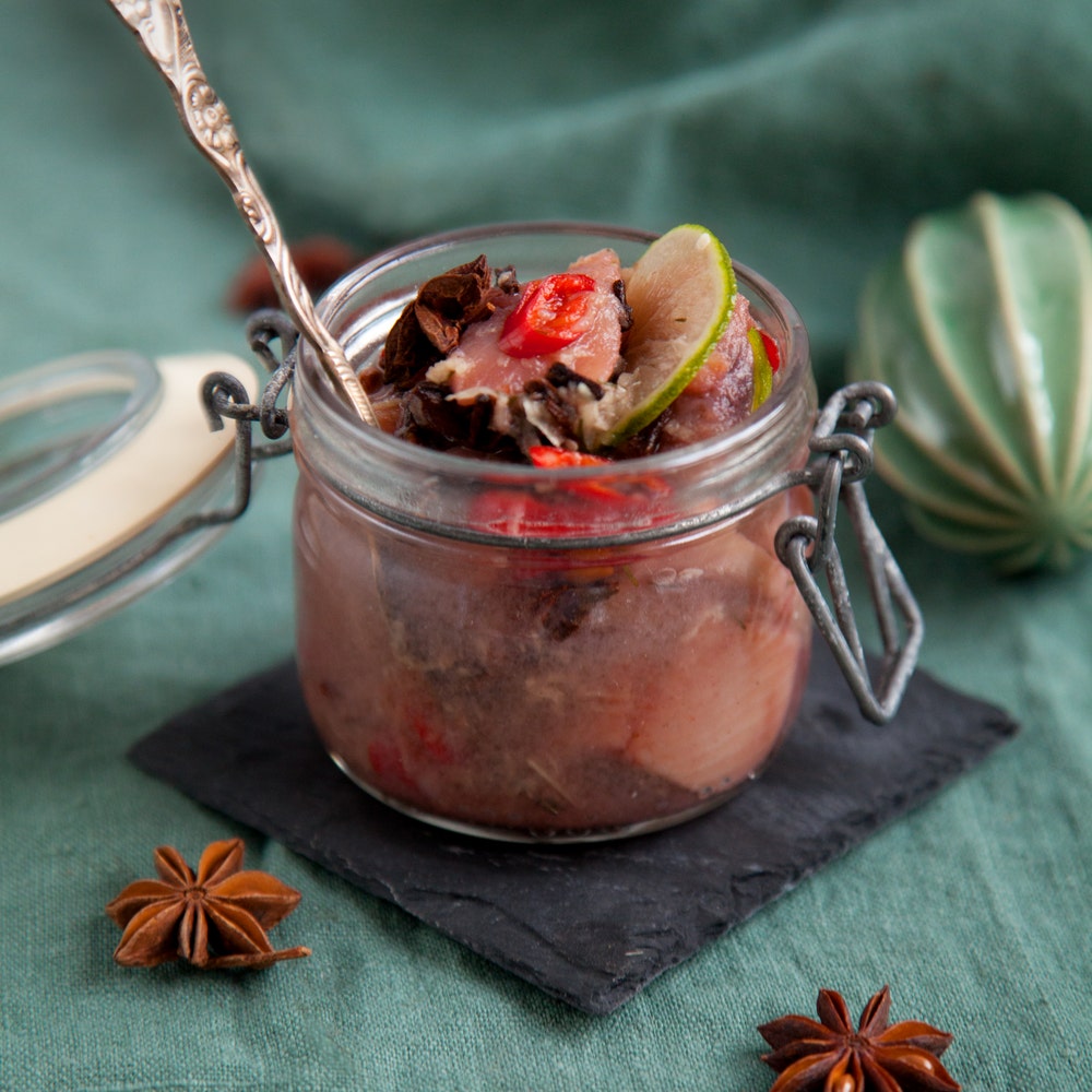 Inlagd sill med chili och lime