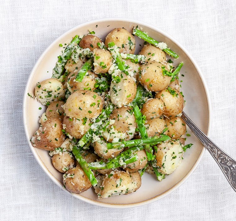 Parmesanslungad potatis