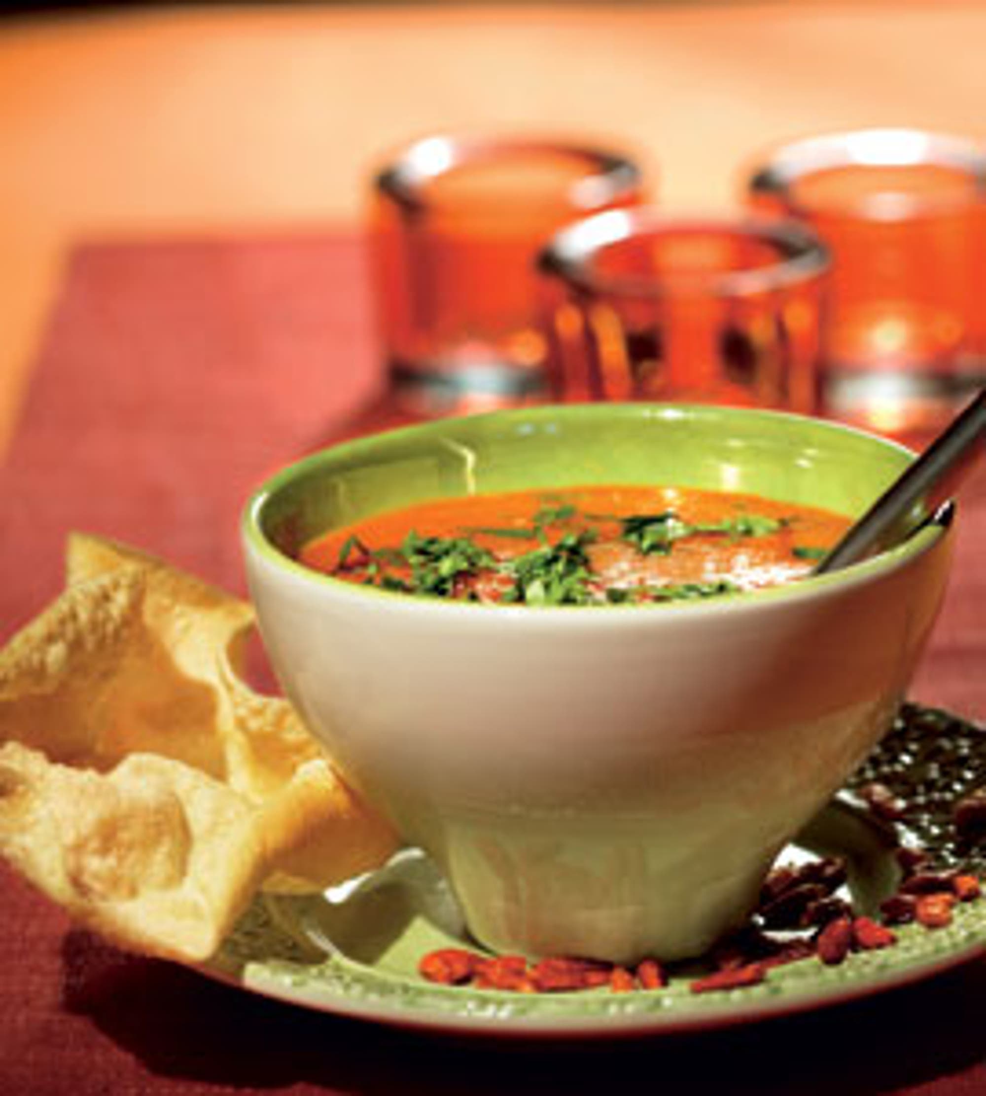 Hot´n spicy tomatsoppa