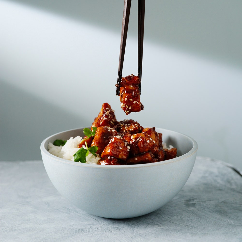 Snabb orange chicken