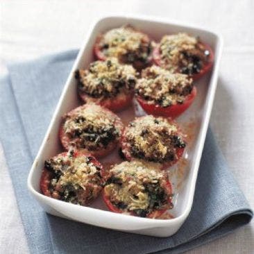 Köttfärsfyllda tomater