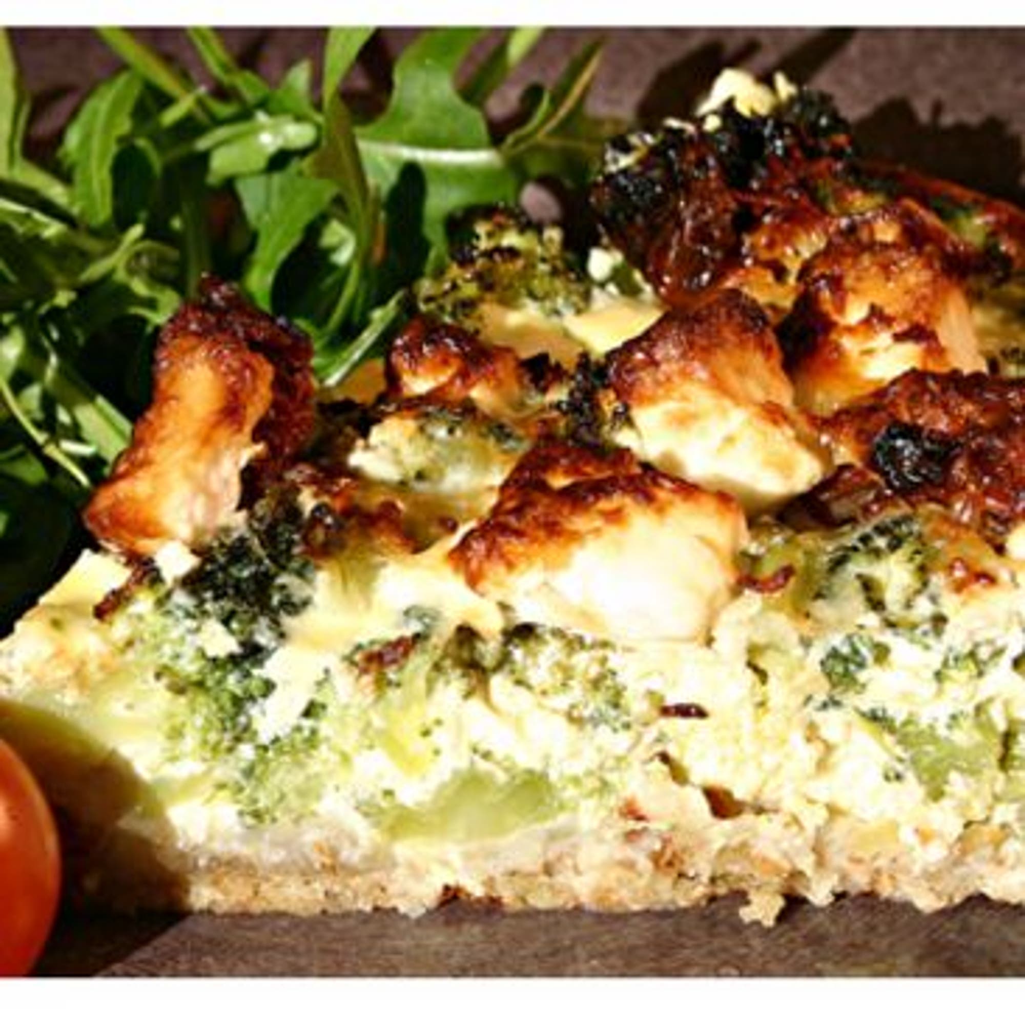 Broccoli- och fetaostpaj