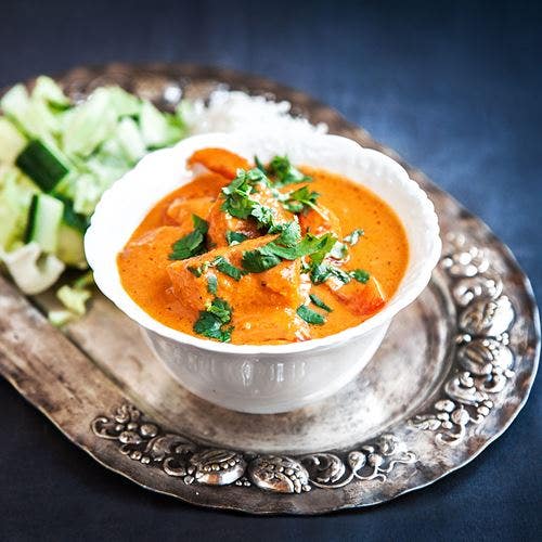 Green tikka curry