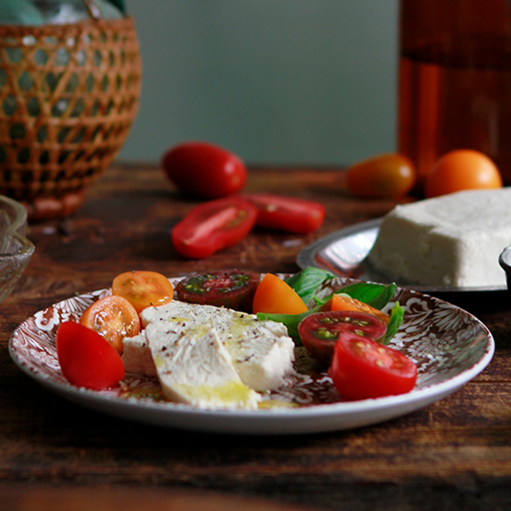 Vegansk mozzarella