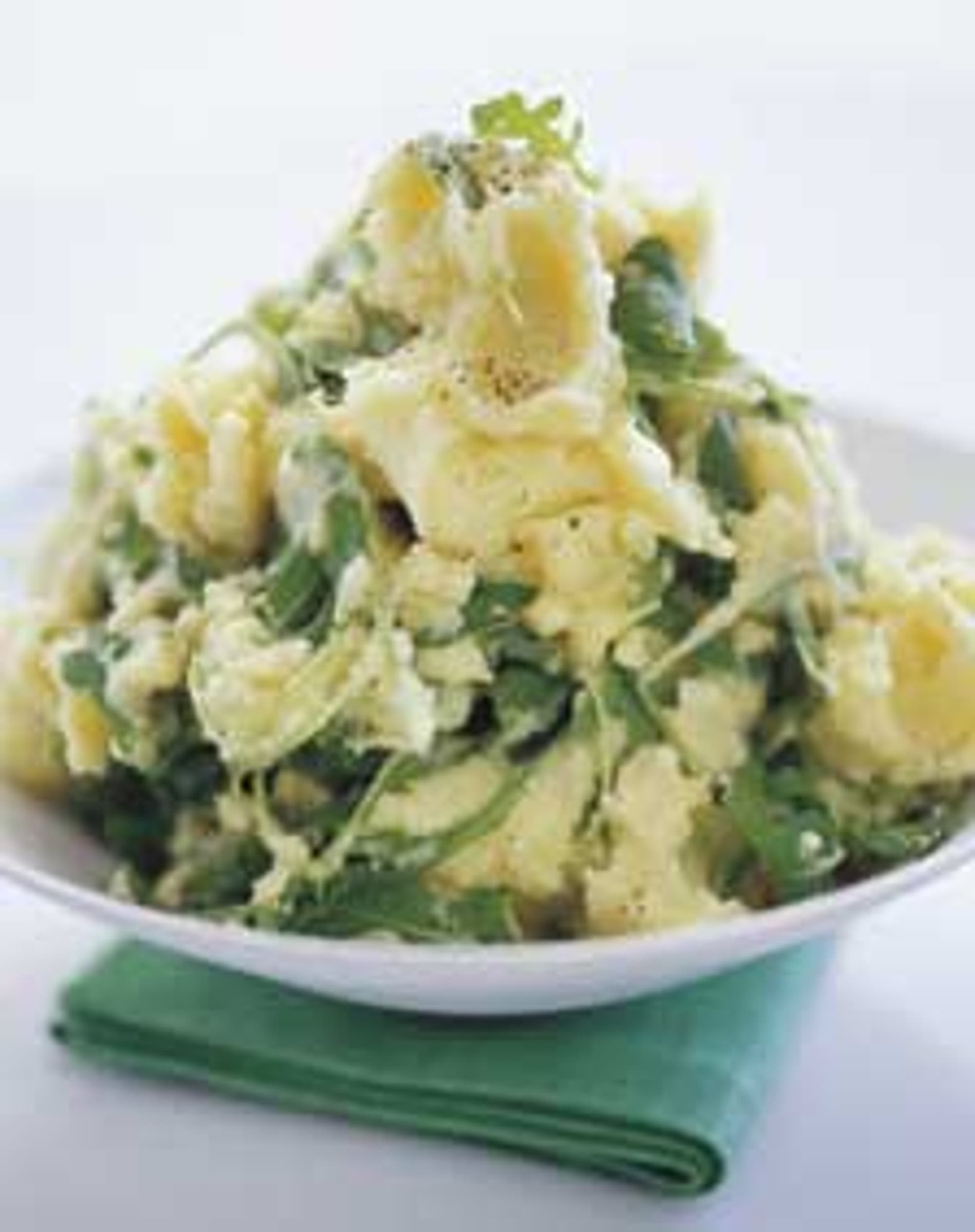 Mandelpotatismos med rucola