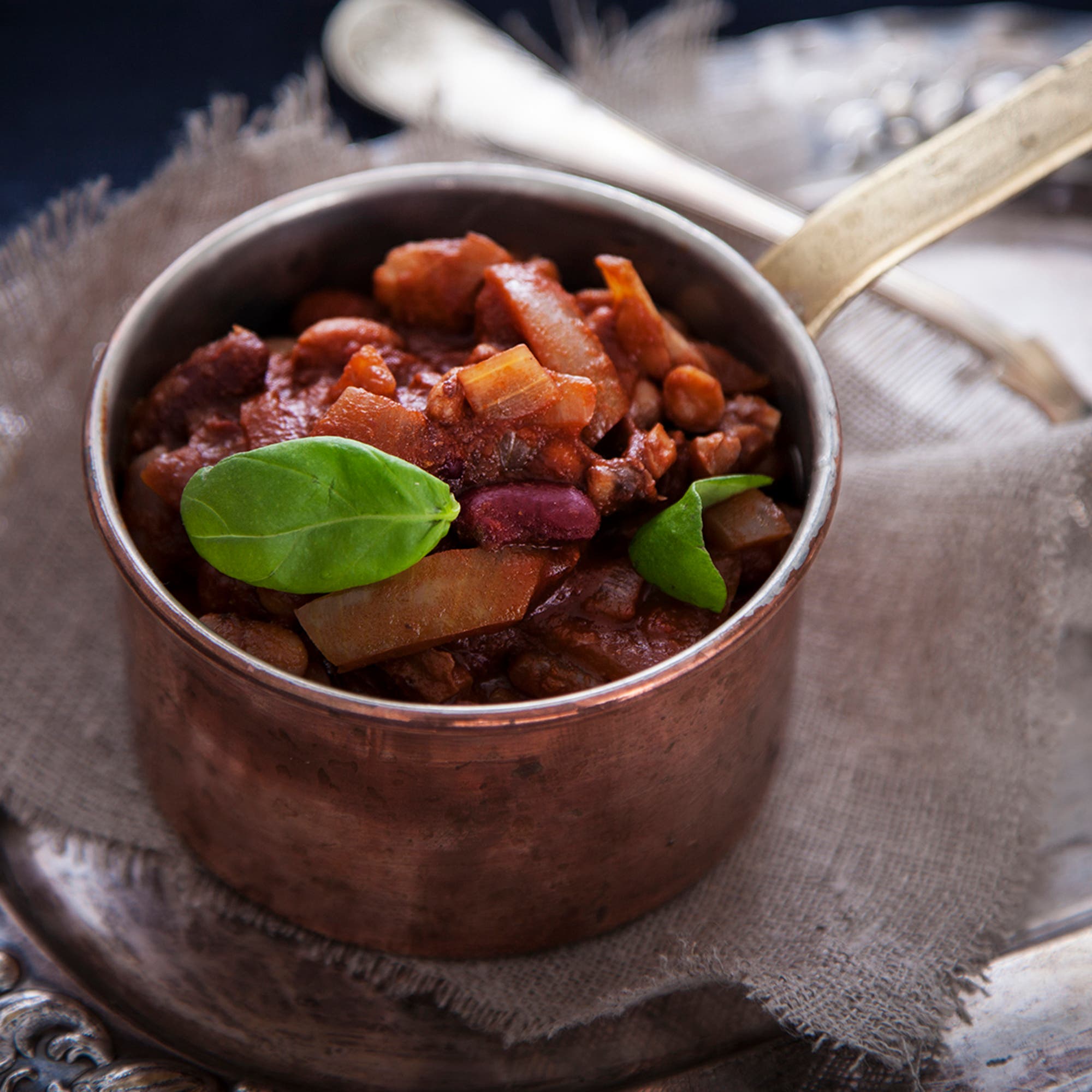 Snabblagad vegetarisk chili
