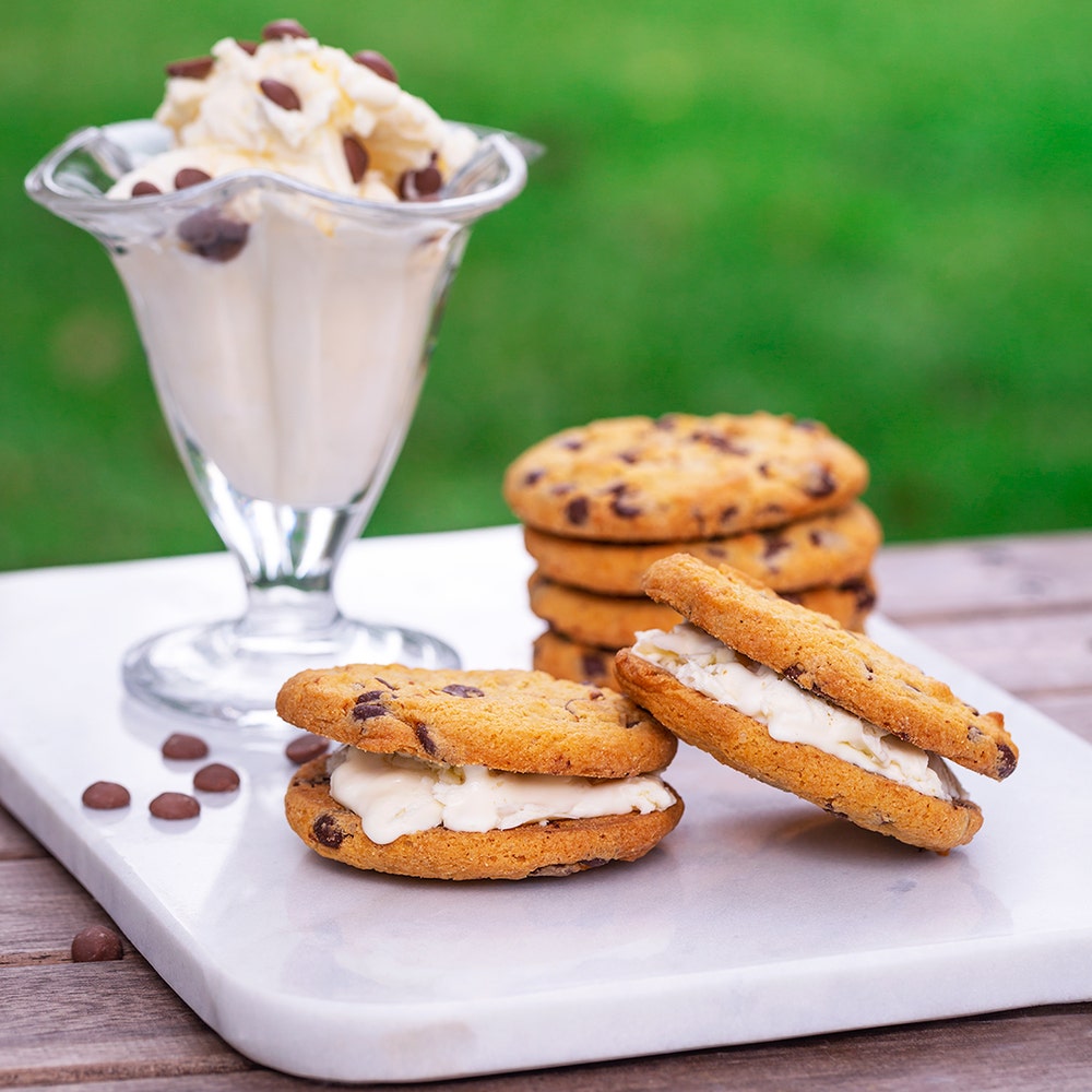 Cookie sandwichglass