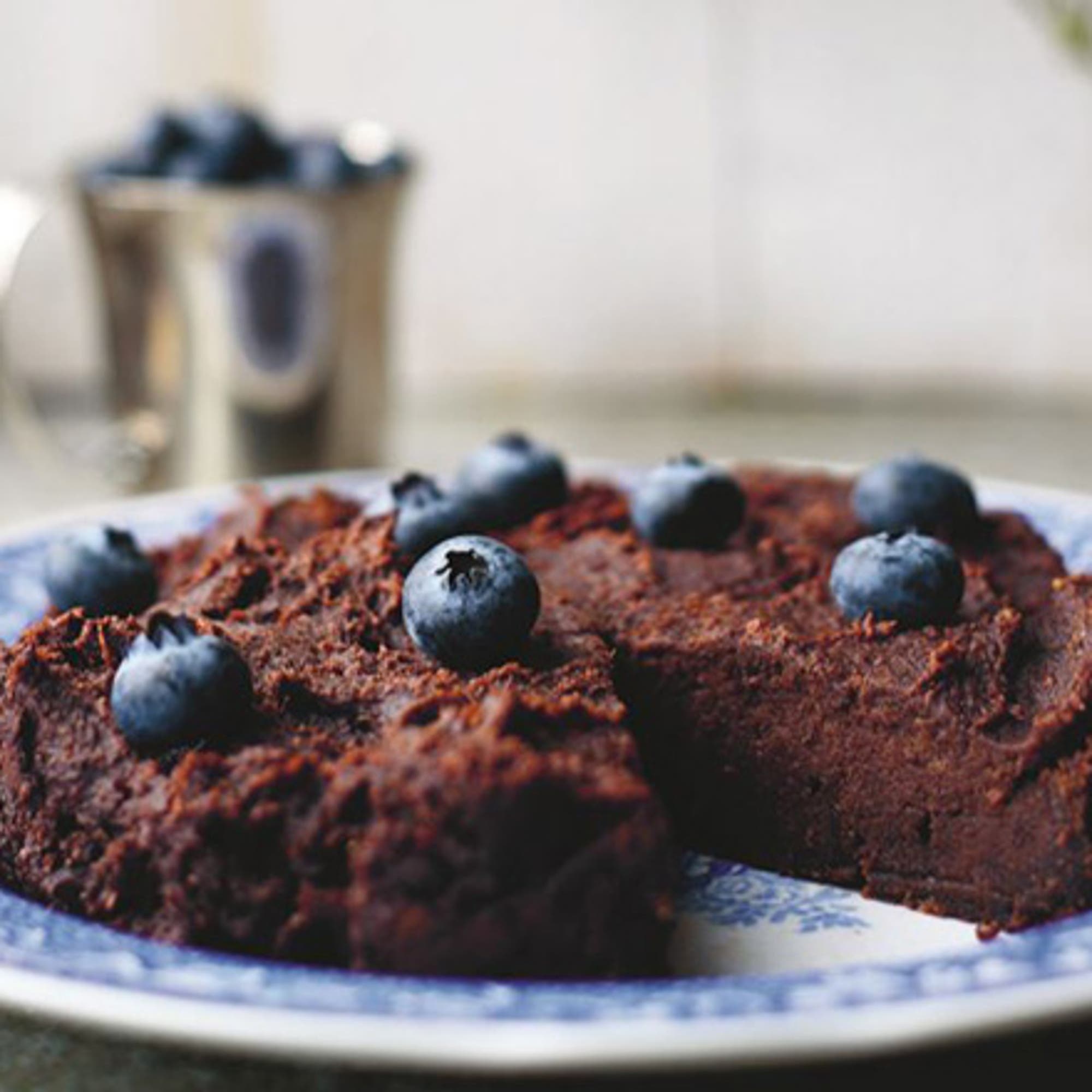 Kladdkaka med sötpotatis