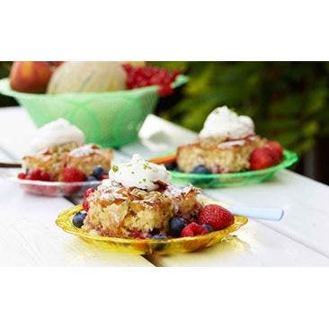 Kokoskaka med limegrädde