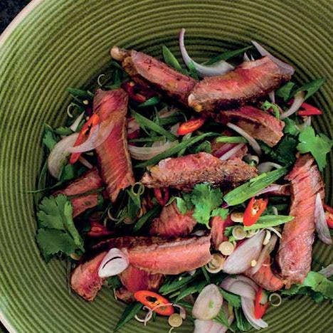 Thailändsk biffsallad