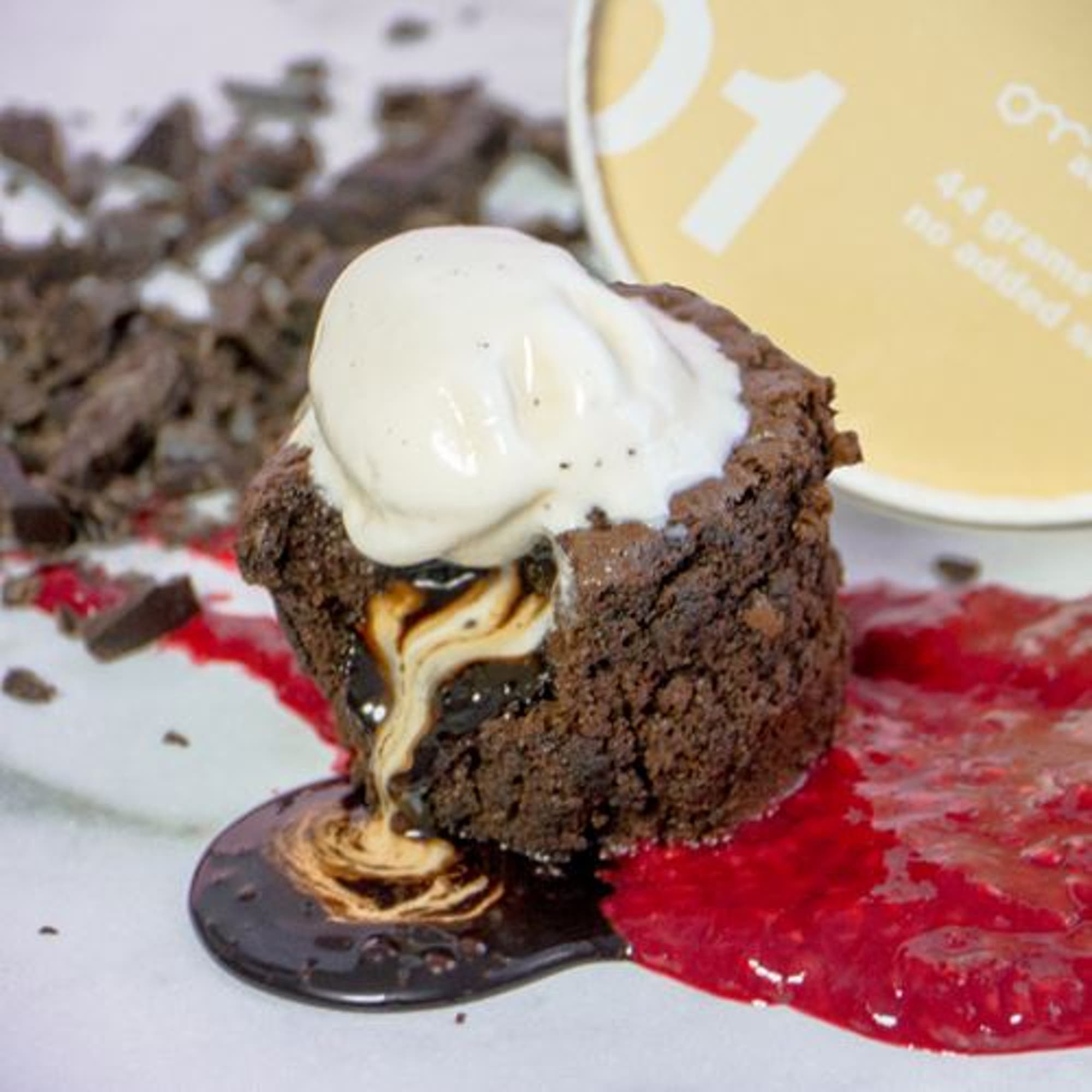 Sockerfri chokladfondant
