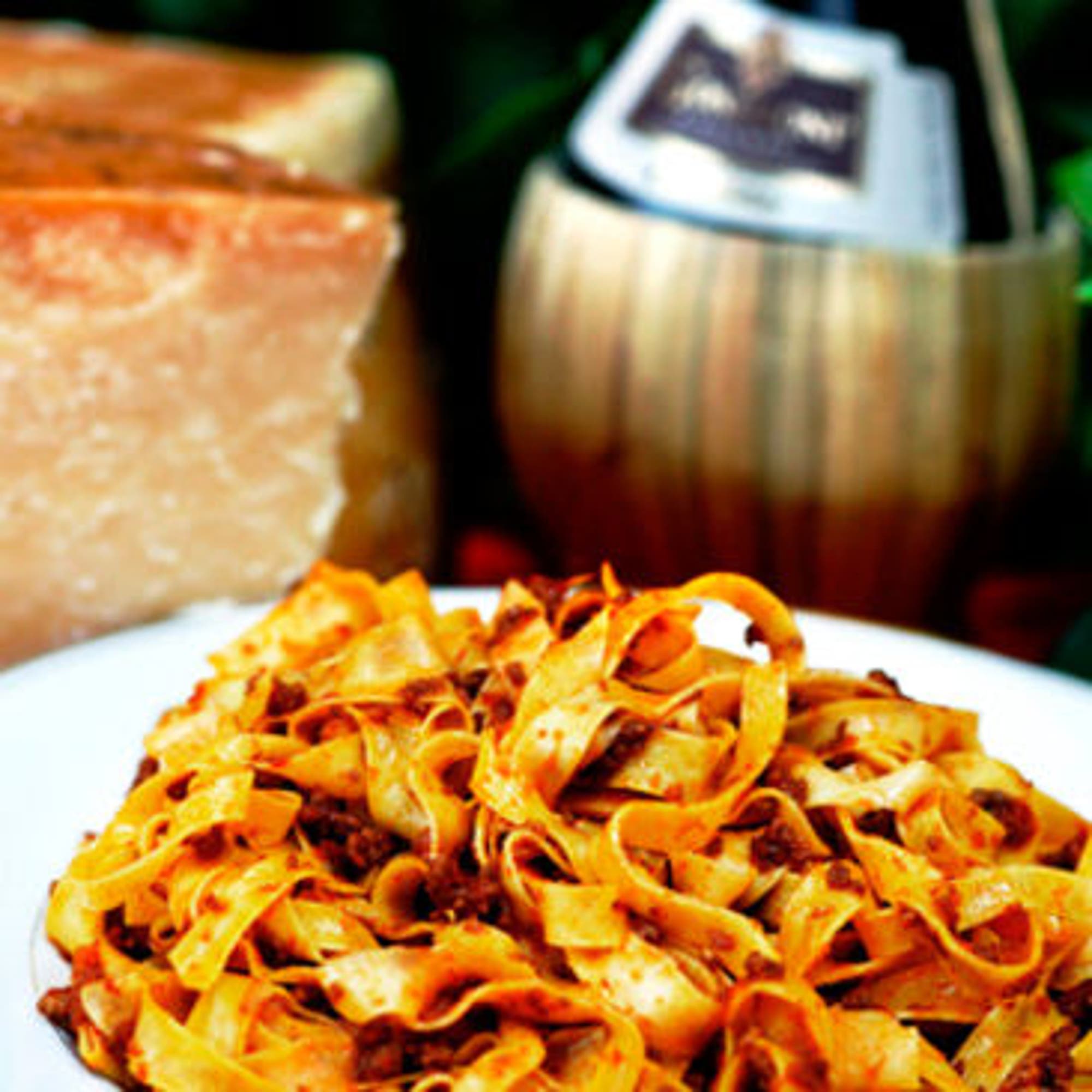 Spaghetti bolognese med rökig twist