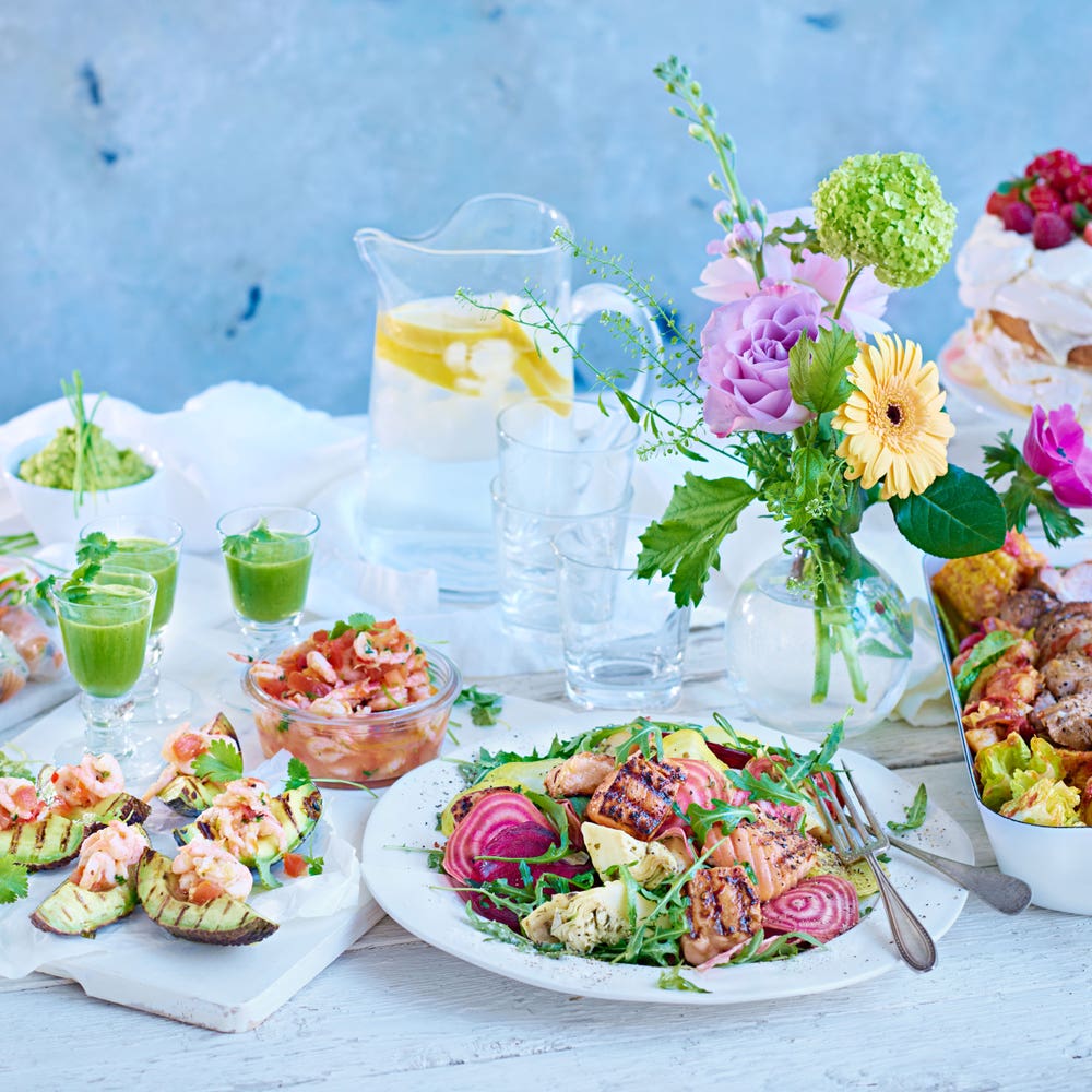 Mathems sommarbuffé för 10 personer
