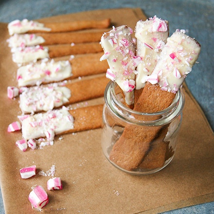 Pepparkakssticks med polkakross