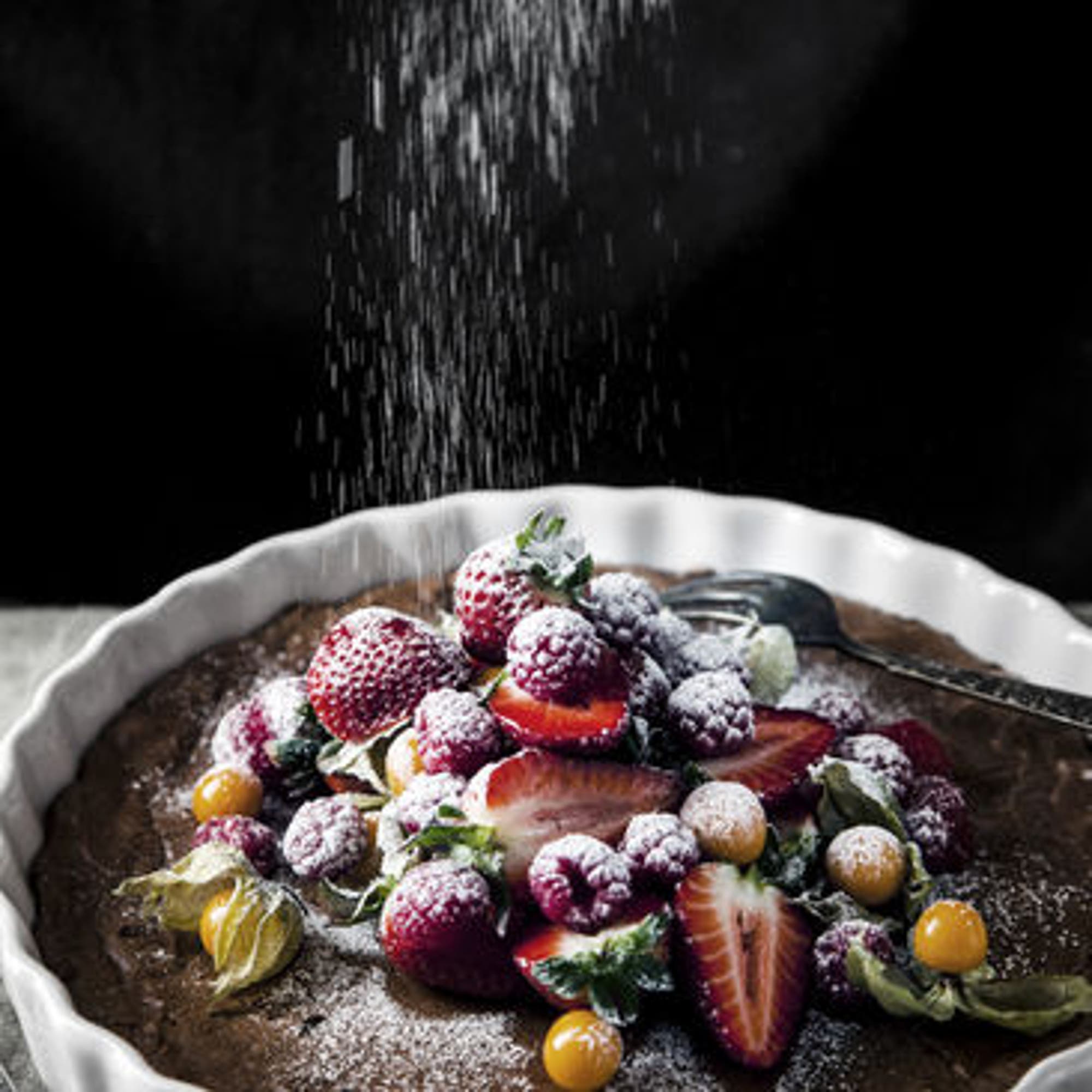 Gluten- och laktosfri kladdkaka