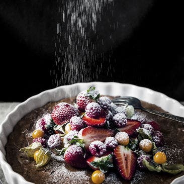 Gluten- och laktosfri kladdkaka