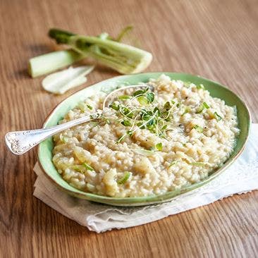 Jennie Walldéns fänkålsrisotto med äppelsallad
