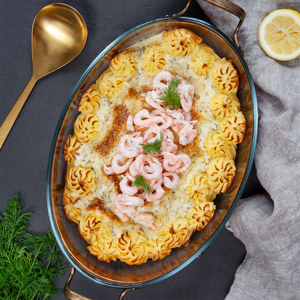 Klassisk fiskgratäng