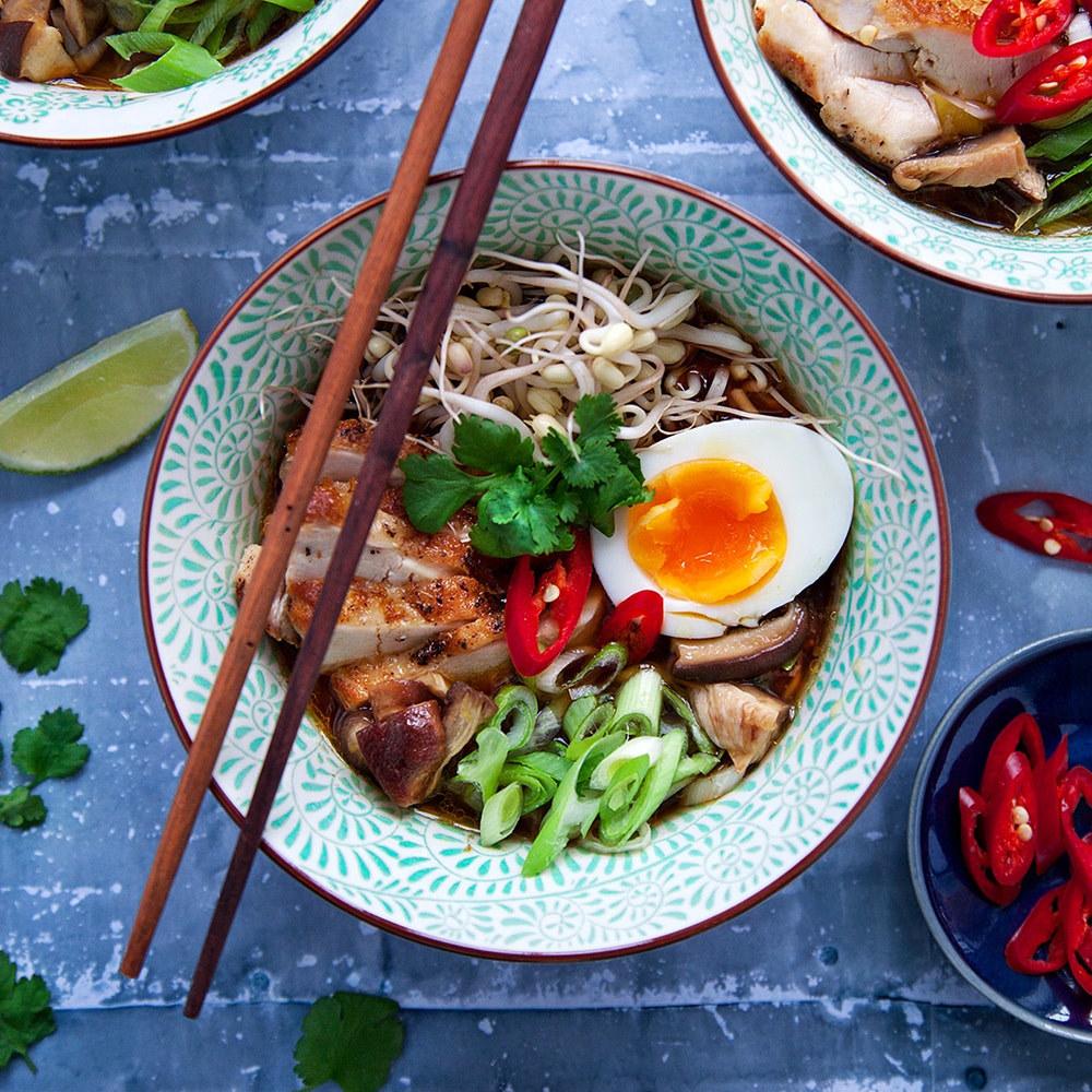 Ramensoppa med kyckling