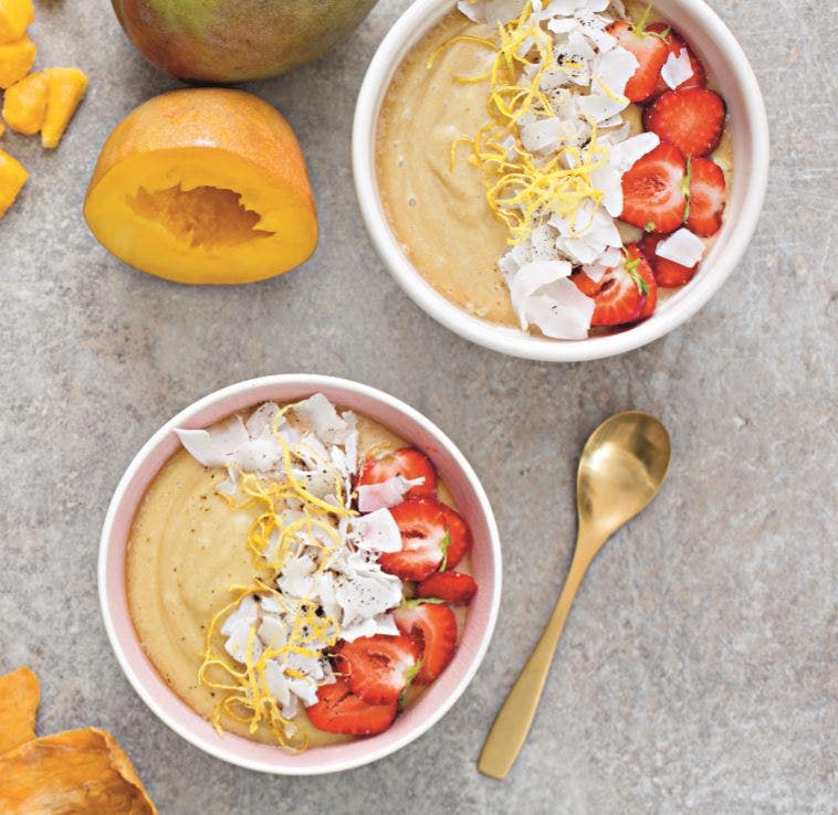 Mangobowl med kokos