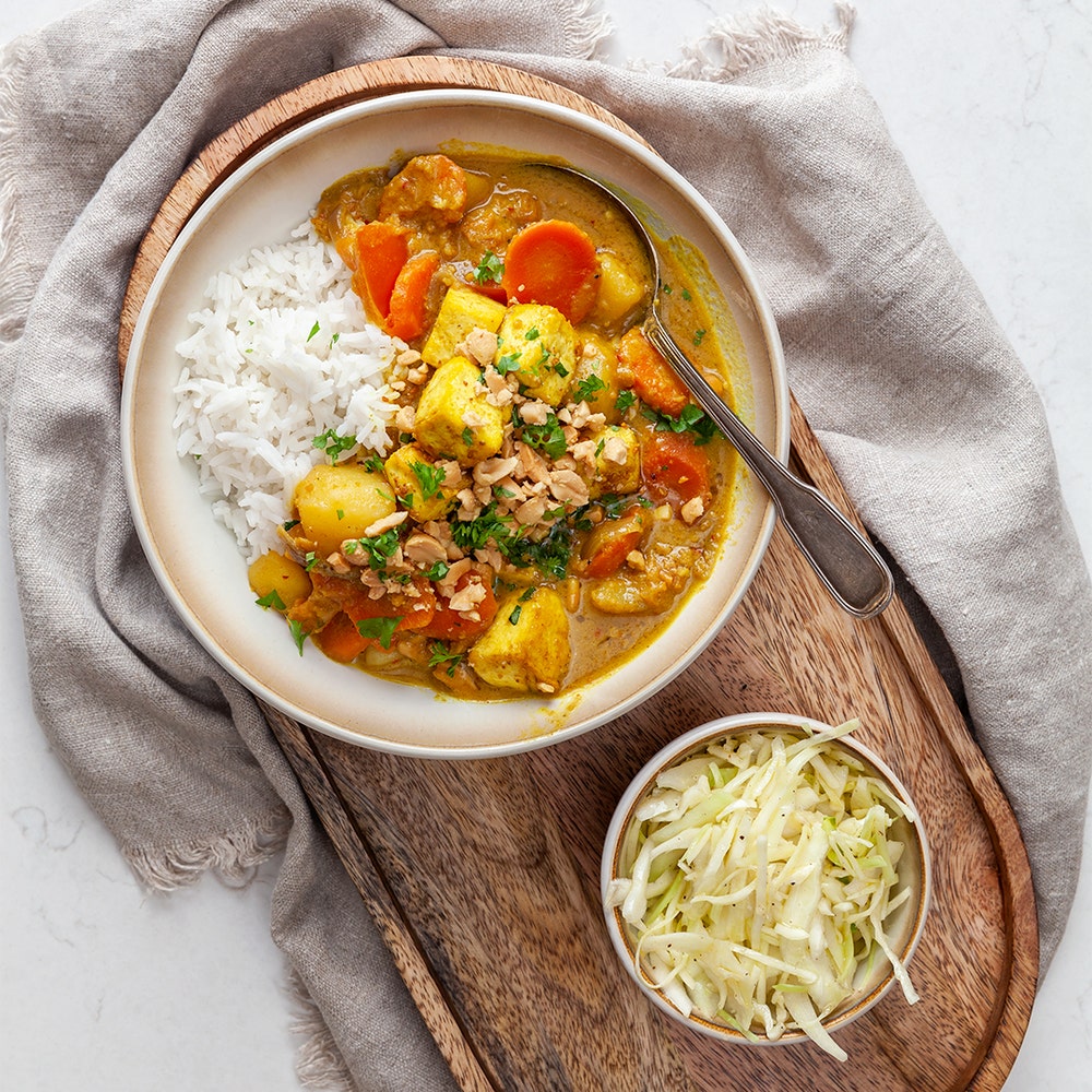 Massaman curry med tofu