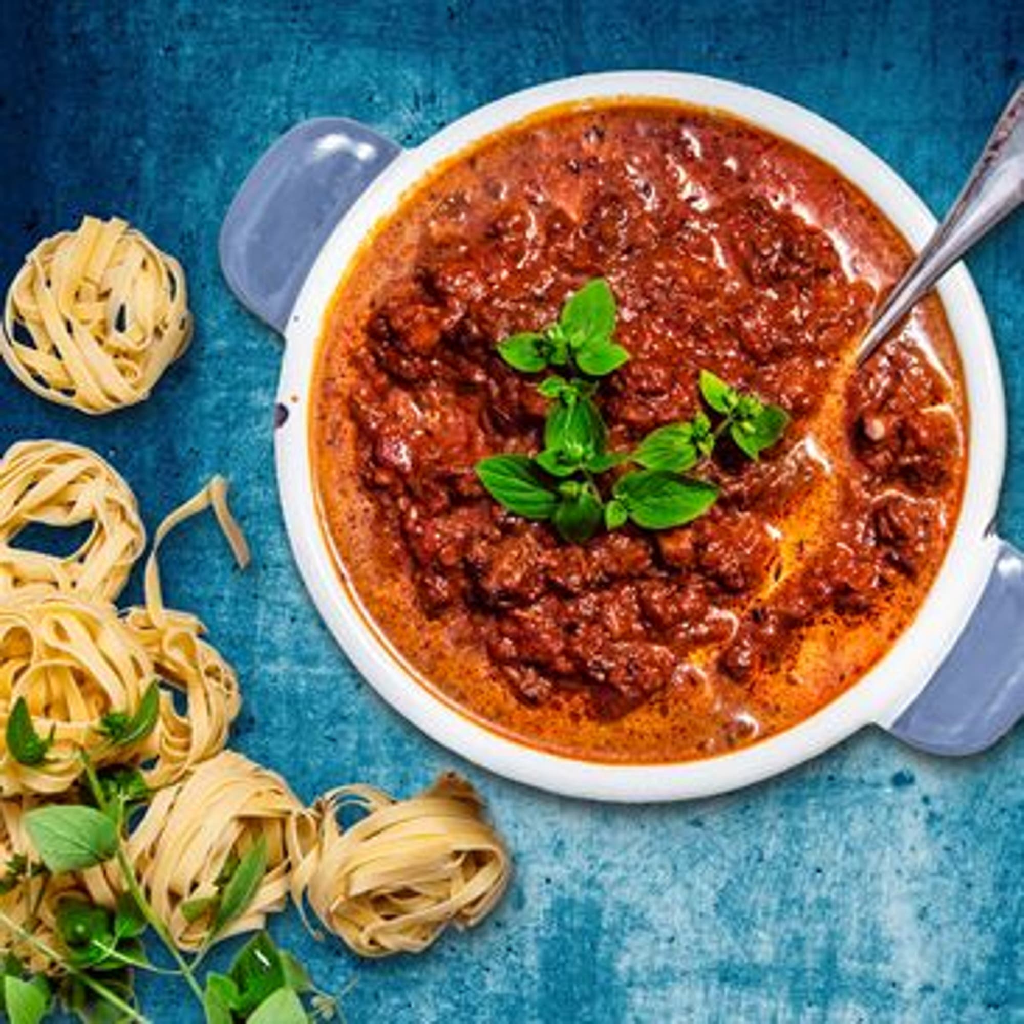 Pasta Bolognese på högrev