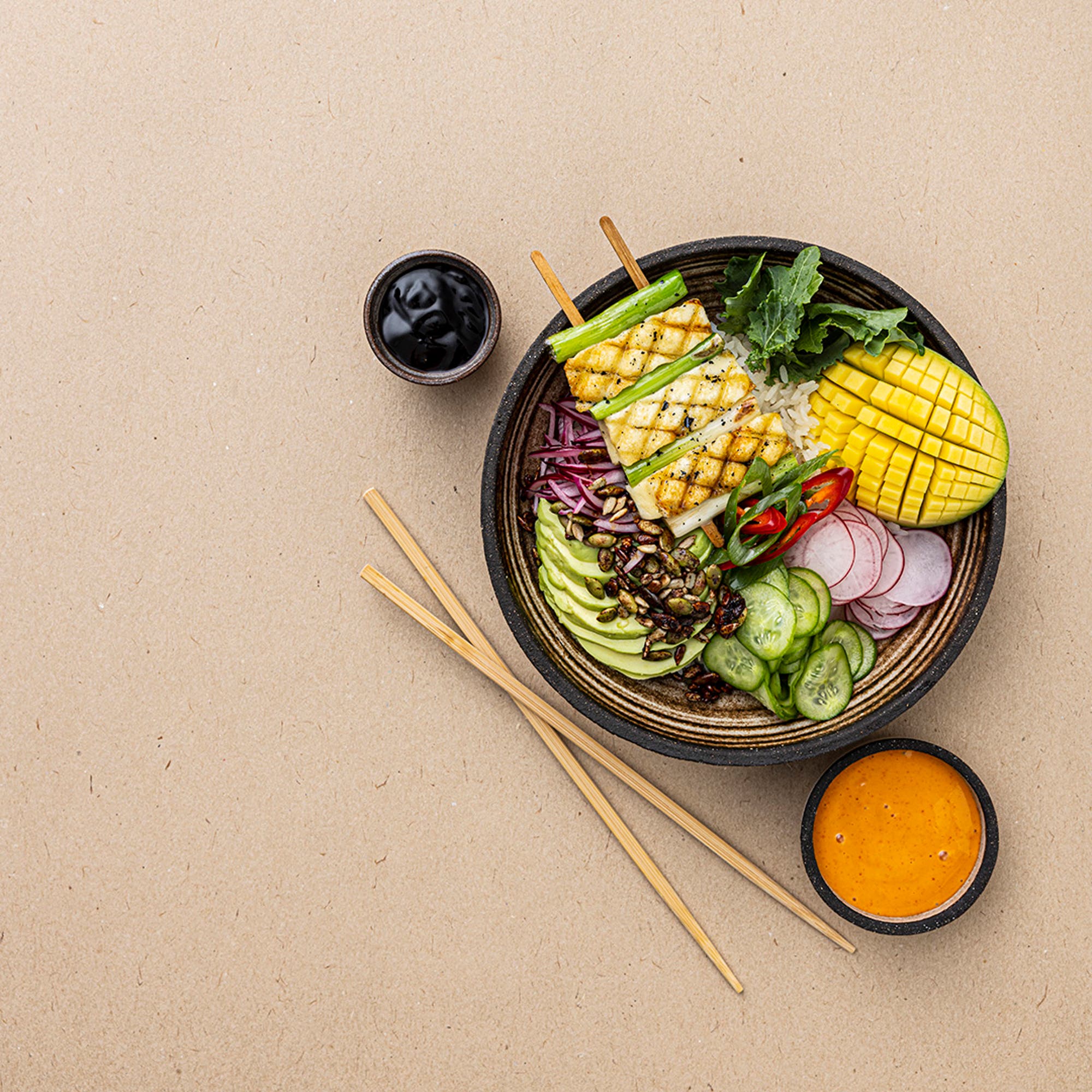 Pannoumi poké bowl