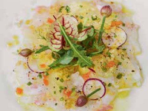 Havskräftscarpaccio