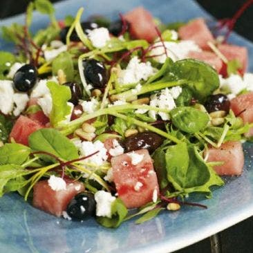 Melonsallad med fetaost