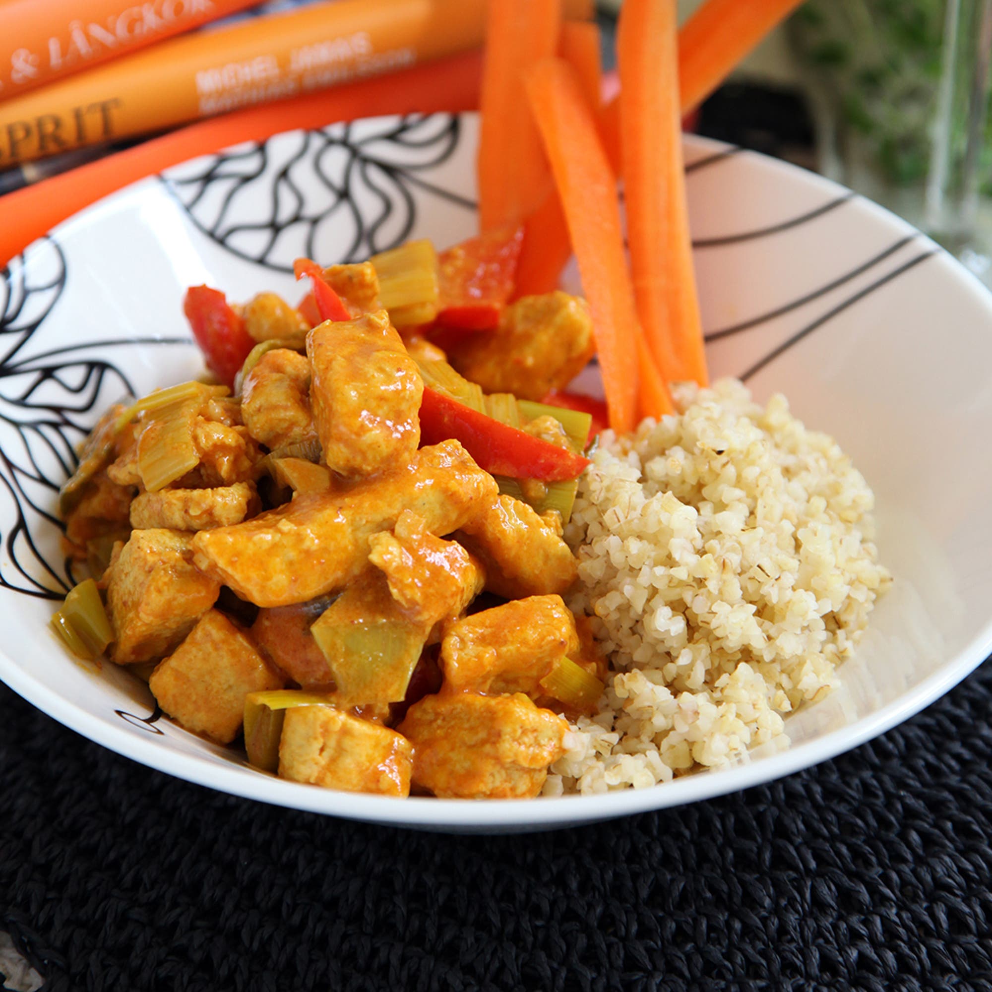 Quorn i currysås