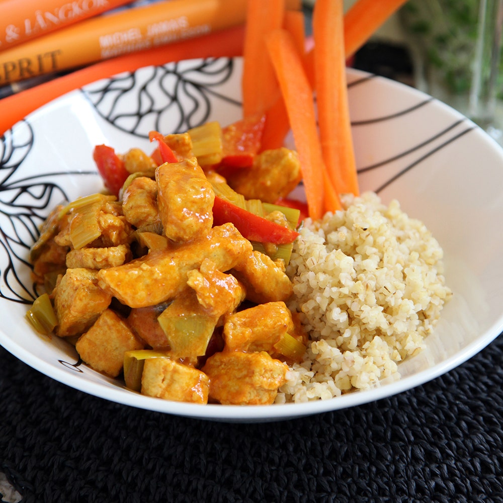Quorn i currysås