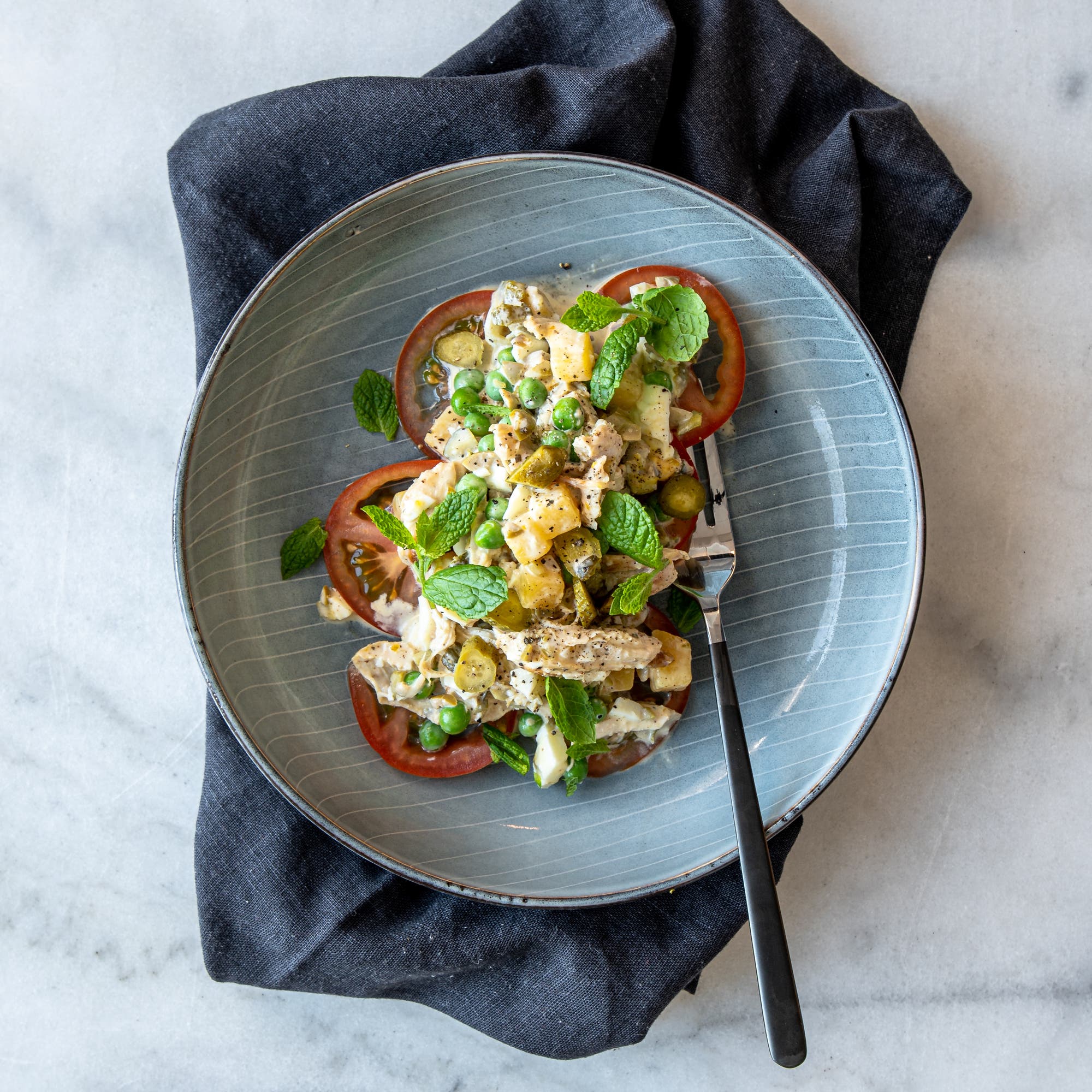 32. The creamy sallad