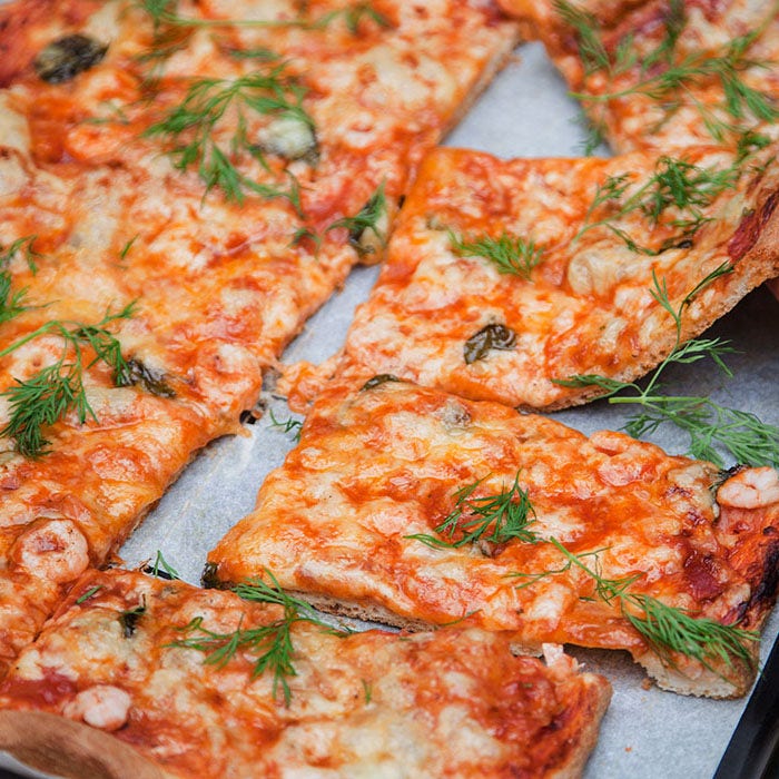 Räkpizza