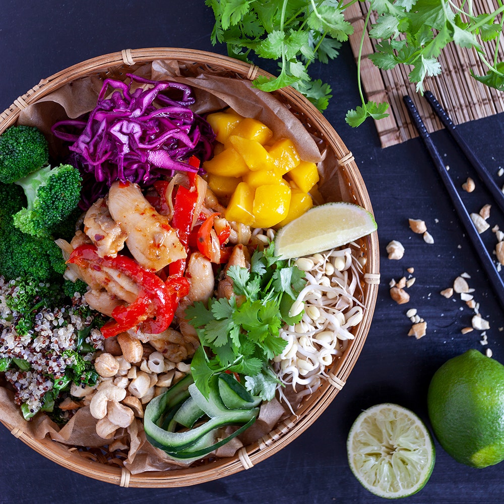 Chili chicken bowl