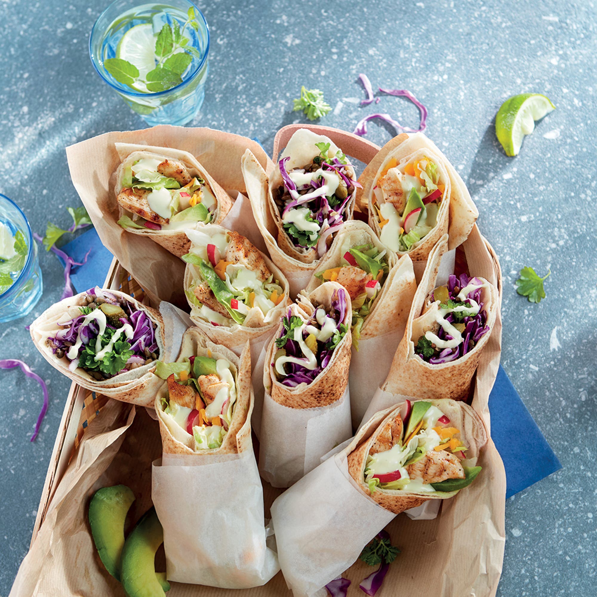 Wraps på överblivna middagsrester