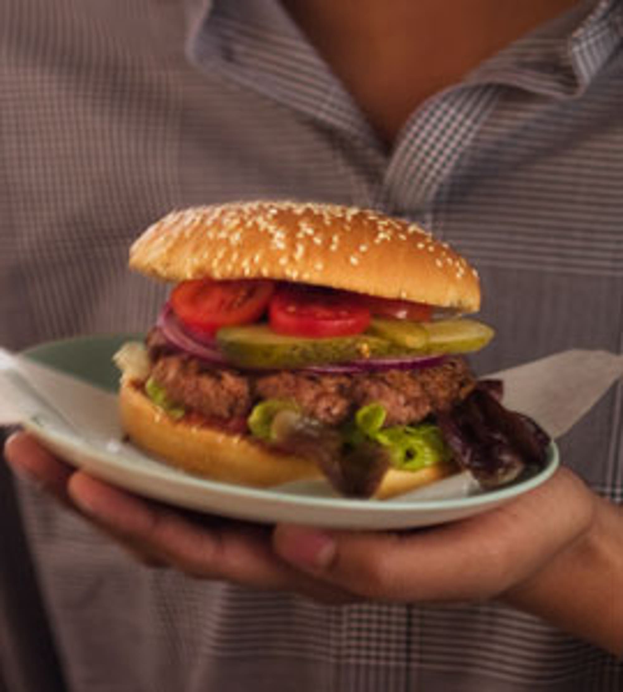 Grillad burgare med chili lime ketchup