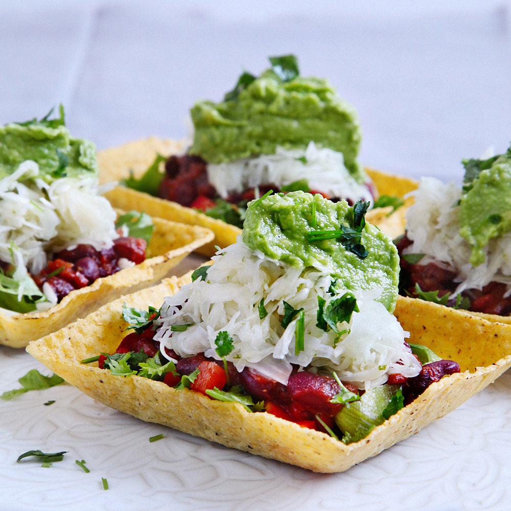 Mexikanska böntacos